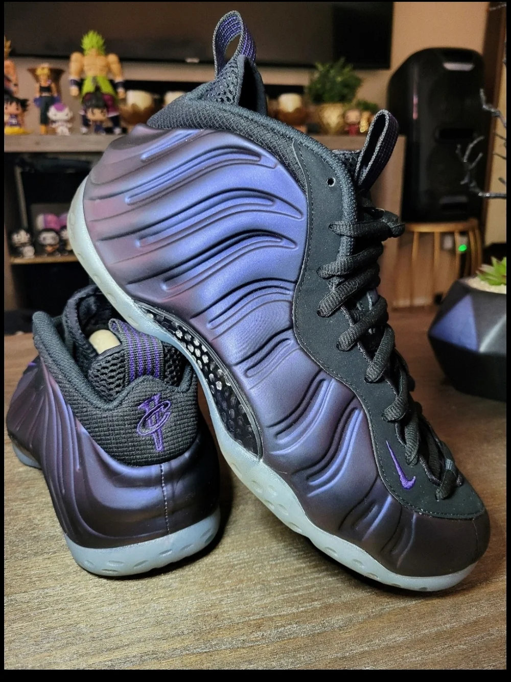 Nike Foamposite One Eggplants 2024 Sz 10.5 Excellent Condition